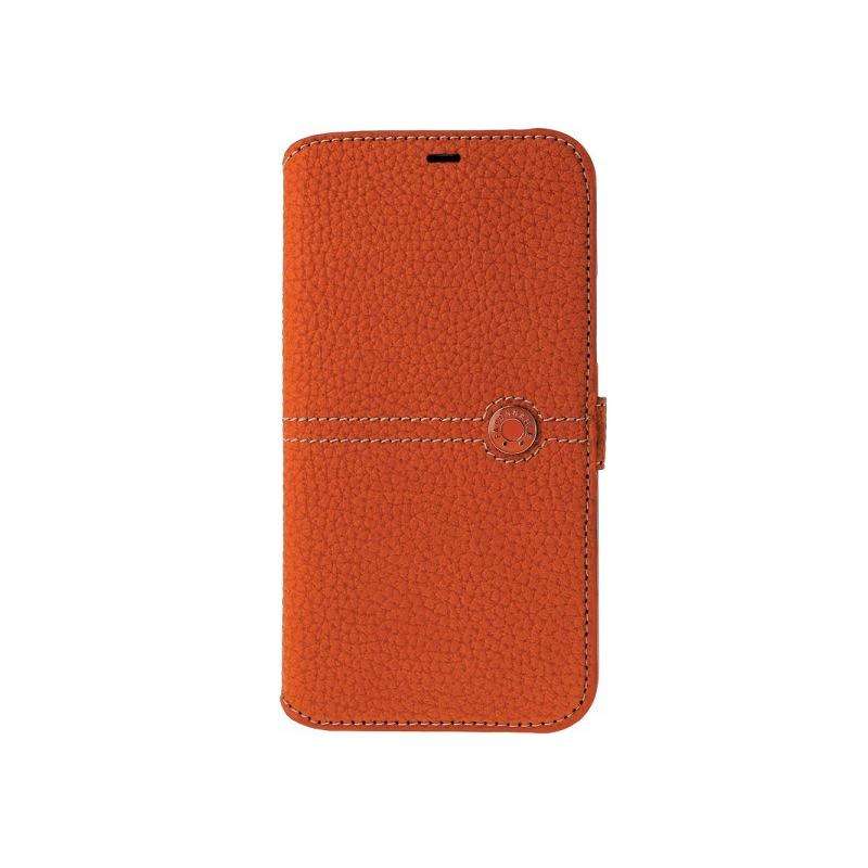 Case iPhone 6/7/8/SE/SE22 Leather Orange Back Market