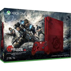 Xbox One S 2000GB - Rouge - Edition limit&eacute;e Gears of War 4 + Gears of War 4