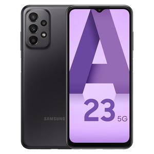 Galaxy A23 5G - 5G Smartphone - Dual-SIM - RAM 4GB   Interner Speicher 128GB - microSD slot - LCD-Anzeige - 66 - 2408 x 1080 Pixel (120 Hz) - 4x x Rückkamera 50 MP 5 MP 2 MP 2 MP - front camera 8 MP - Schwarz (SM-A236BZKVEUB)