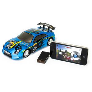 Voiture Bleue télécommandée pour appareils Apple et Android - M-Racer