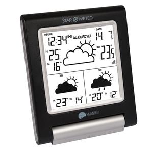 Station météo star météo WD1201 noire - Prévisions J+2