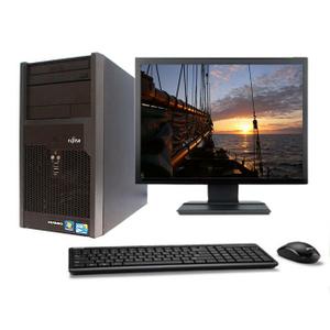 Fujitsu Esprimo P2560 22" Intel Pentium D 2.8 GHz - SSD 240 Go - RAM 4 Go