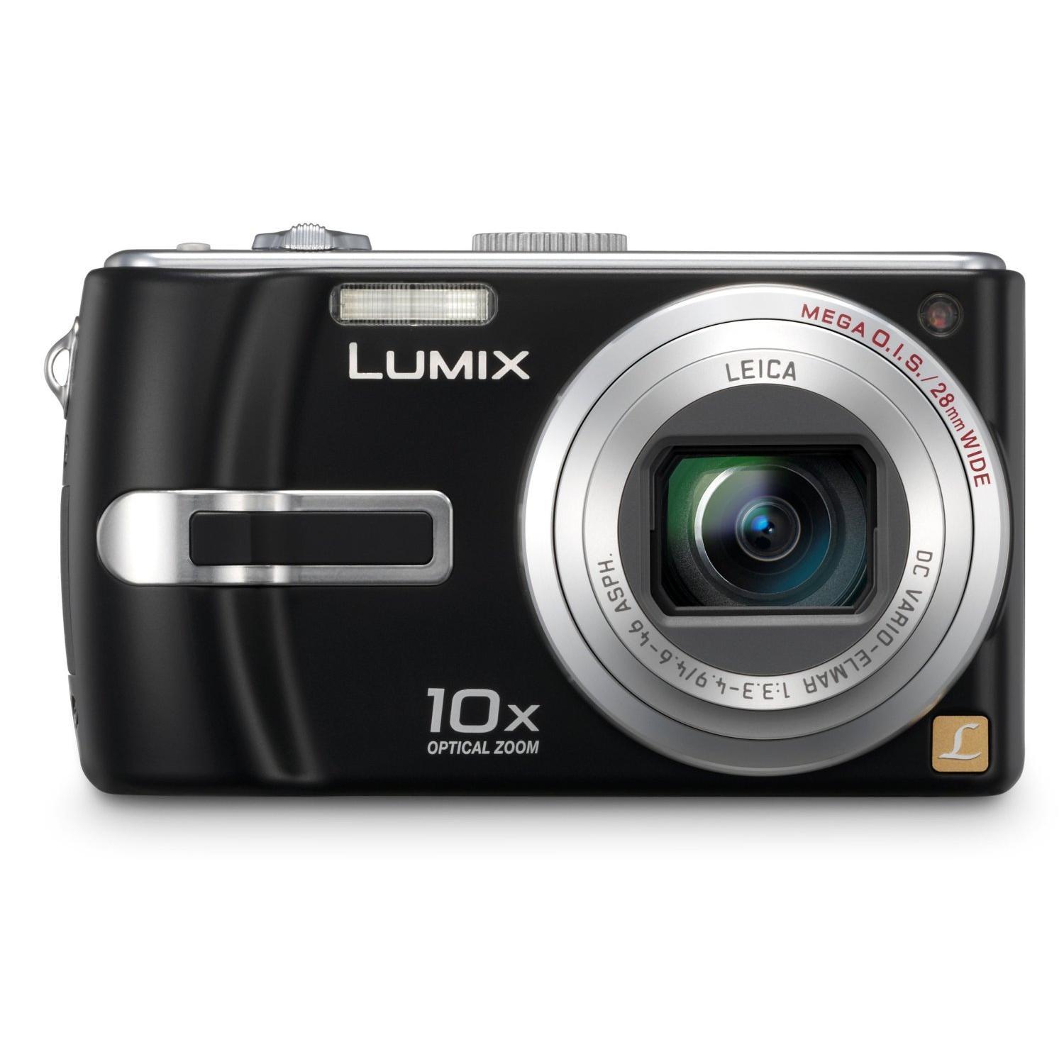 Panasonic Lumix Dmc Tz3Ef-K Appareil Photo Numérique 7,2 Mpix Zoom Optique 10X Stabilisé Grand Angle 28Mm Noir