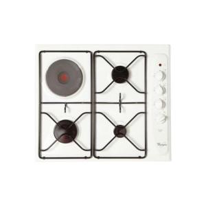 Table de cuisson mixte - Electrique / Gaz 4 foyers - WHIRLPOOL AKM261WH