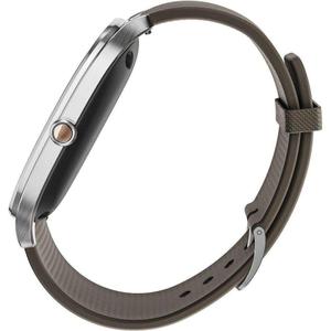Asus ZenWatch 2 (WI501Q) 1.63 "- Plata - Correa de color marrón