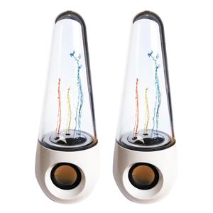 Enceintes lumineuses LED USB Mtech 50151