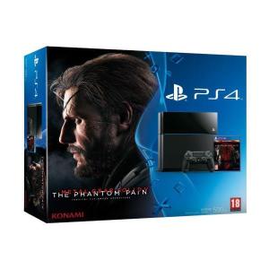 Pack - Sony PS4 500 Go + Metal Gear Solid V Phantom Pain - Noir