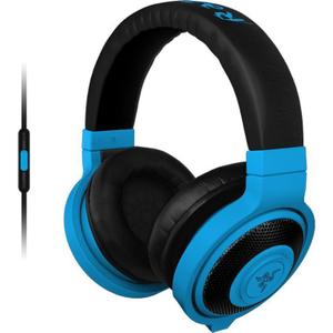 Casque avec micro compatible iOS Razer Kraken - Bleu Néon