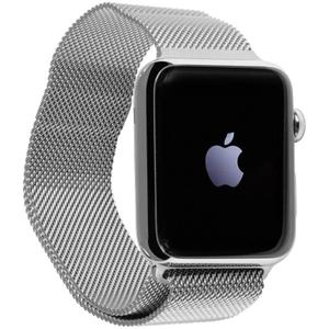 Apple Watch (1. Gen) 42 mm - Acier inoxydable Argent - Bracelet Milanais
