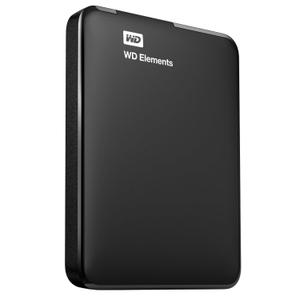 Disco duro externo 2,5" 1 TB - Western Digital Elements - Negro