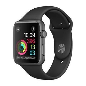 Apple Watch (Series 1) 42 mm - Aluminio Gris Espacial - Correa Deportiva Negra