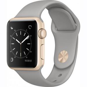 Apple Watch (Series 1) 38 mm - Aluminum Or - Bracelet Sport Galet