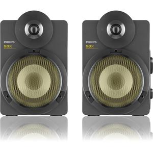 Philips - BTS3000G - Enceintes stéréo sans fil Bluetooth Apt-X AAC avec basses profondes 30W