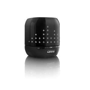 Lenco - BTSW-2 Urban Style Black - Enceinte incrustation Swarovski Bluetooth MP3 3W