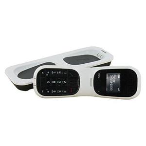 Téléphone sans fil Dect afficheur alphanumérique Noir et Blanc Telefunken Colombo Td101 - Blanc