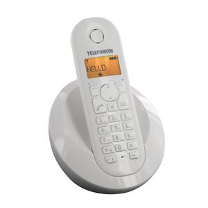 Téléphones sans fil dect mains-libres TELEFUNKEN PEPS TB201 WH - Blanc