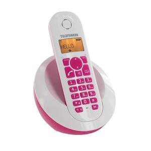 Téléphones sans fil dect mains-libres TELEFUNKEN PEPS TB201 BK - Rose