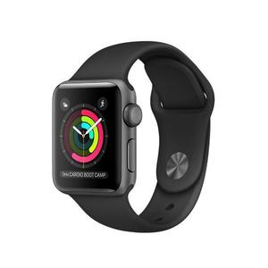 Apple Watch Gen 2 Series 2 38mm Space Gray Aluminum - Black Sport Band
