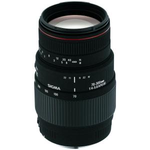 Objectif SIGMA 70-300mm f/4-5.6 Macro DG APO - pour reflex NIKON