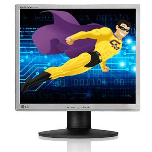 Ecran Plat PC 19", LG L1942PE-BS LCD 1280x1024 5:4 VGA VESA DVI-D