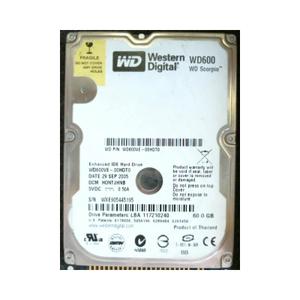 Disque dur interne 2,5" 60 Go - Western Digital WD600VE-00HDT0