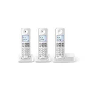 Téléphone fixe sans fil Philips D2303W/FR