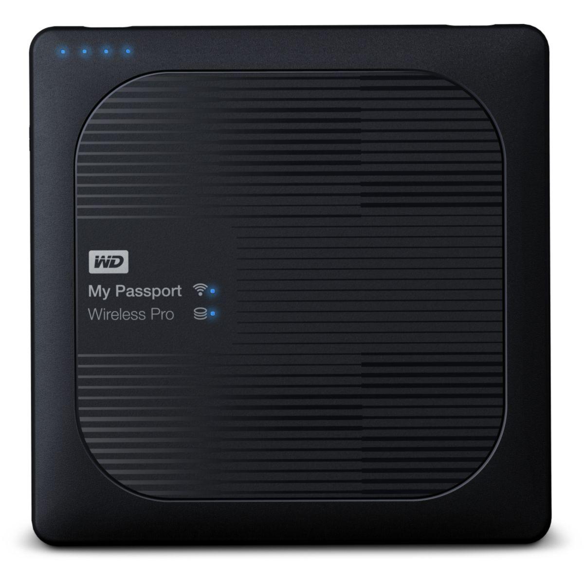 Western Digital My Passport Wireless Pro External hard drive HDD 2 TB USB 3.0 Back Market