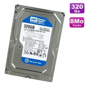 Disque Dur Interne 3.5" 320Go SATA , Western Digital Caviar Blue WD3200AAJS-56B4A0