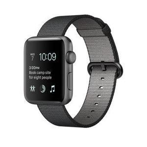 Apple Watch 1ra generación 42 mm gris sideral pulsera de nylon negro