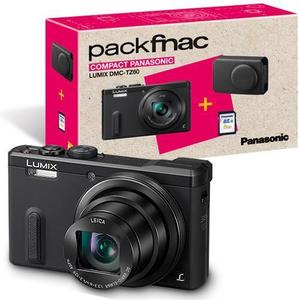 Kompakt - PANASONIC LUMIX DMC-TZ60 - Schwarz + HÜLLE