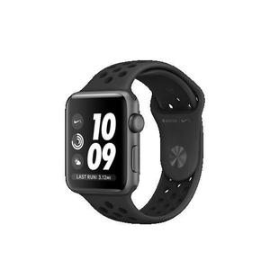 Apple Watch (Series 2) 42 mm - Aluminium Gris Sidéral - Bracelet sport Gris/Noir