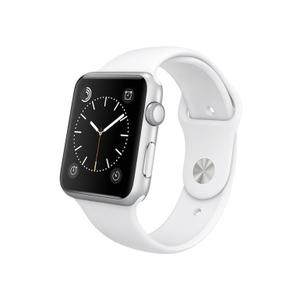 Apple Watch Sport (1. Gen) 42mm - Aluminio Plata - Correa Deportiva Blanca
