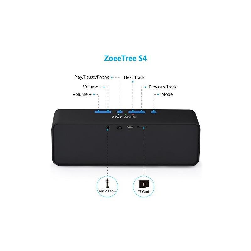 Zoeetree S4 Speaker Bluetooth Zwart Back Market