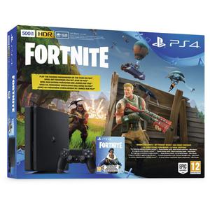 PlayStation 4 Slim 500GB - Noir + Fortnite