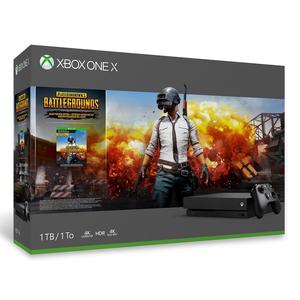 Xbox One X 1000GB - Noir - Edition limit&eacute;e PlayerUnknown's Battlegrounds Bundle + PlayerUnknown's Battlegrounds