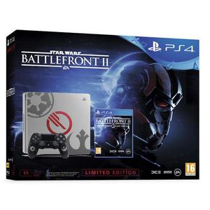 PlayStation 4 Slim 1000GB - Gris - Edition limit&eacute;e Star Wars: Battlefront II + Star Wars: Battlefront II