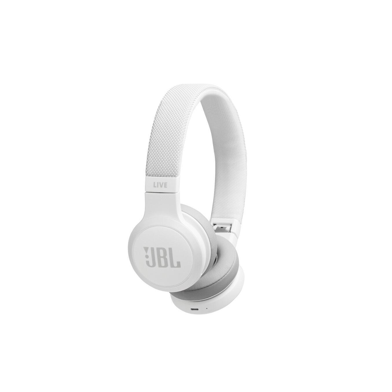 Casque Filaire Avec Micro JBL Live 400Bt - Blanc