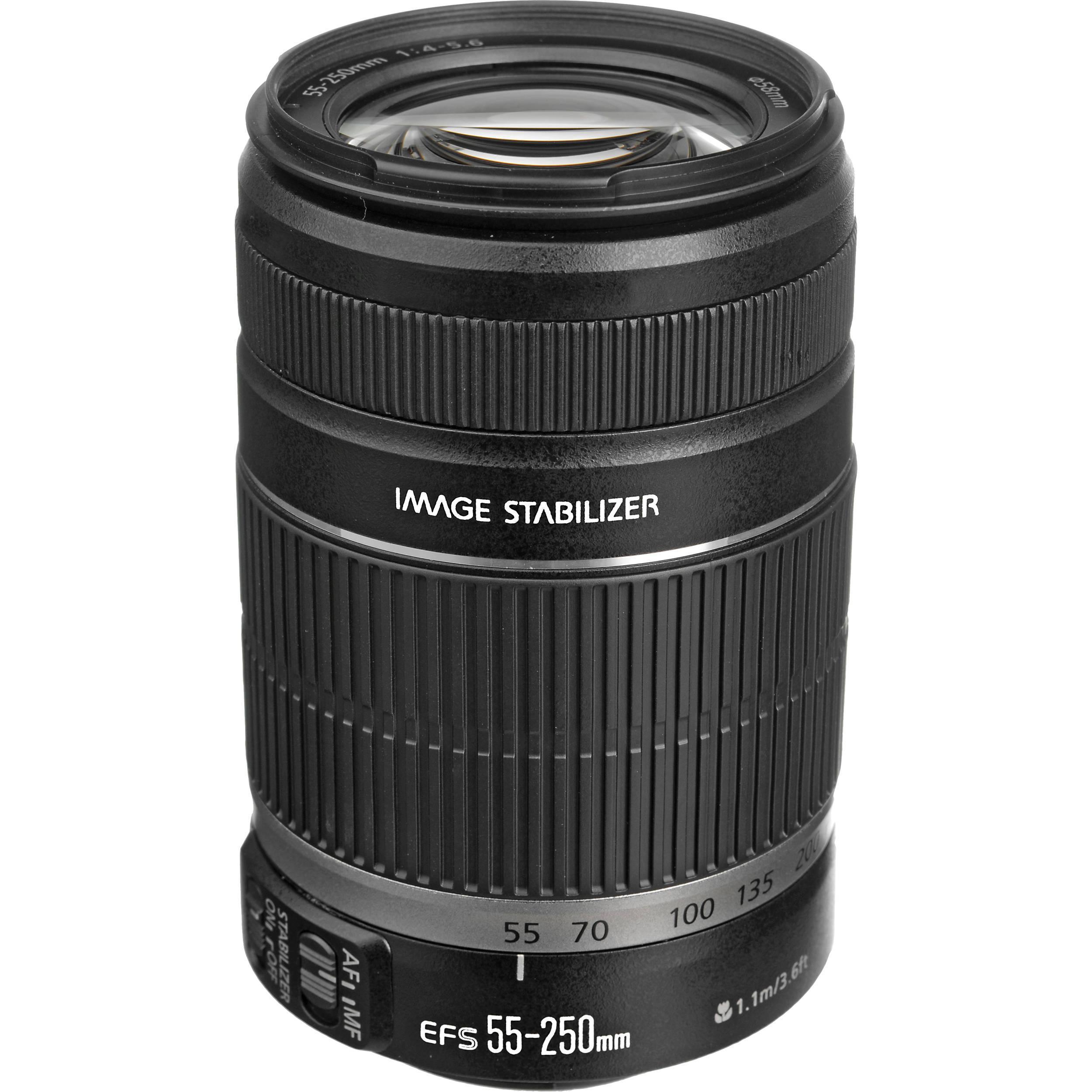 Refurbished Lens Canon EFS 55250mm macro 0.85m / 2.8ft Back Market