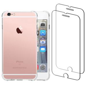 Hülle iPhone 6s und 2 schutzfolien - Recycelter Kunststoff - Transparent