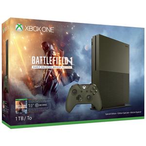 Xbox One S 1000GB - Vert - Edition limit&eacute;e Military Green + Battlefield 1
