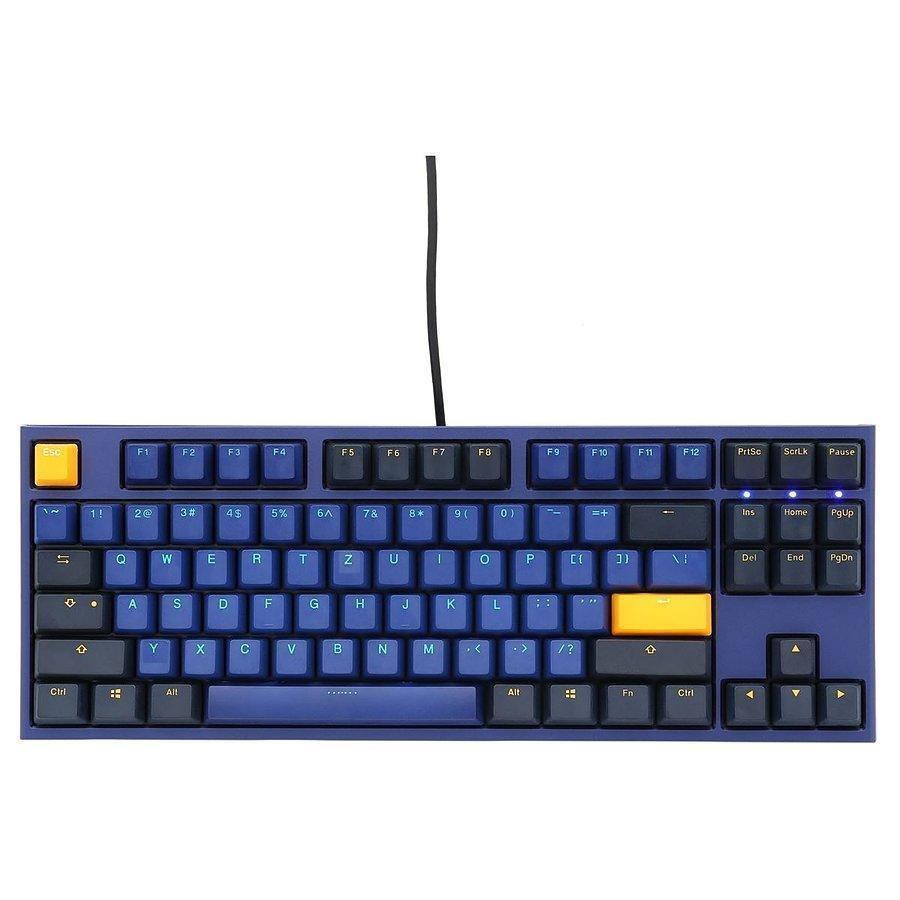 Ducky Keyboard QWERTZ Spanish One 2 TKL Horizon Cherry MX Blue Back
