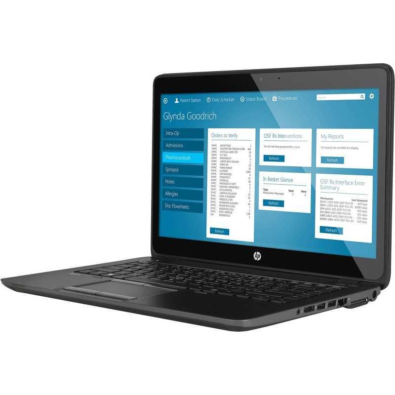 Hp Zbook 14 14" Core I7 2.1 Ghz Ssd 256 Go 8 Go Azerty Français