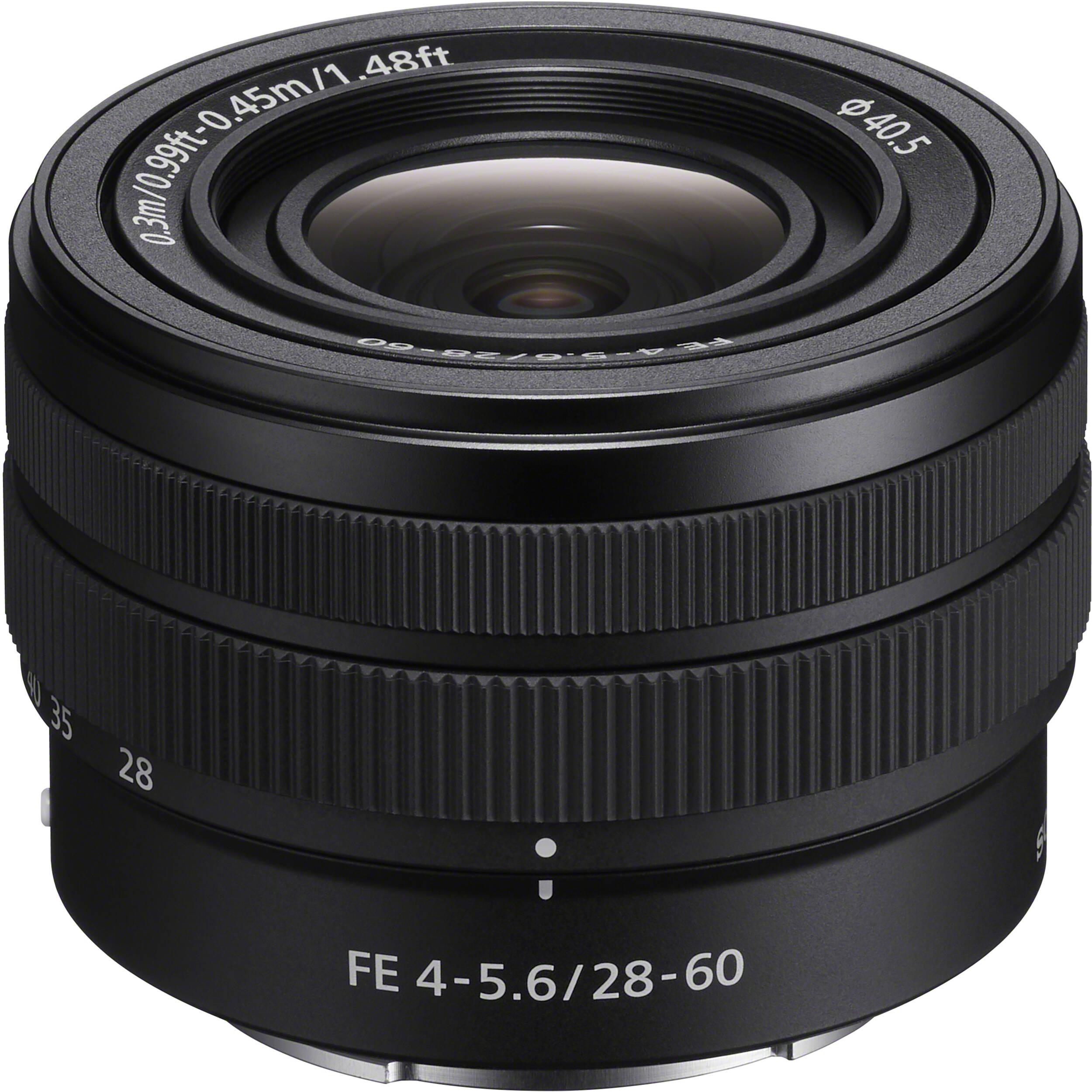 Objectif Hybride Sony Fe 28-60Mm F/4-5.6 Noir