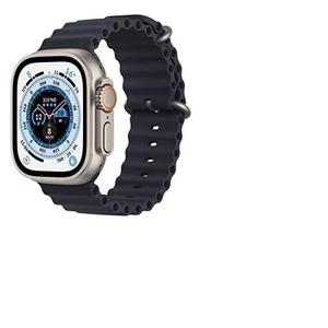 Apple Watch (Ultra) 2022 GPS + Cellular 49 mm - Titan Schwarz - Ocean Armband Schwarz
