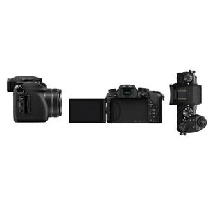 Hybride - Panasonic Lumix G Dmc-g7w Noir Panasonic Lumix G Vario 14-42mm F/3.5-5.6 Ii Asph Mega Ois + Lumix G Vario 45-150mm F/4-5,6 Vario Ois