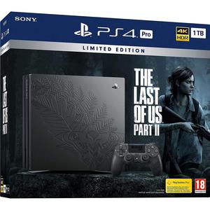 PlayStation 4 Pro 1000GB - Noir - Edition limit&eacute;e The Last of Us Part II + The Last of Us Part II