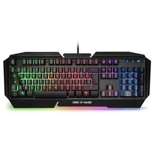 SPIRIT OF GAMER Clavier  AZERTY Fran&ccedil;ais r&eacute;tro&eacute;clair&eacute; PRO-K5