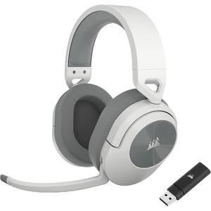 CORSAIR Casque r&eacute;ducteur de bruit gaming sans fil avec micro  HS55 - Blanc