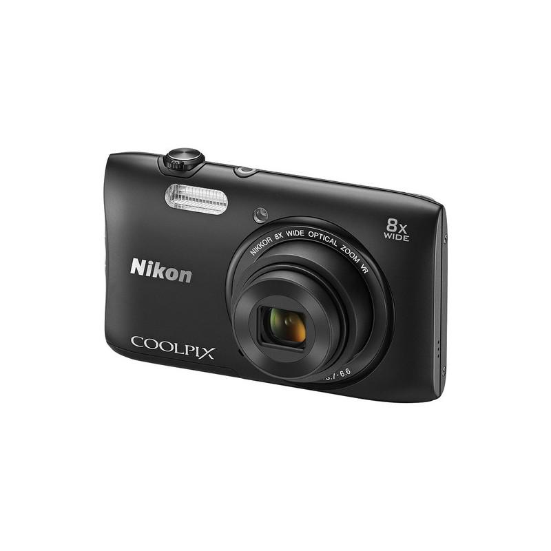 Compact Nikon Coolpix S3600 Noir Compatta Nikon Nikkor 4,5-36,0mm F/3.7-6.6