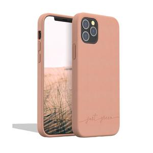 JUST GREEN Coque iPhone 12/12 Pro - Mati&egrave;re naturelle - sable